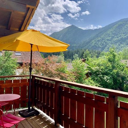 Appartement Avec Jacuzzi Dans Chalet Prive, Grande Terrasse, Parking Gratuit Les Houches Εξωτερικό φωτογραφία
