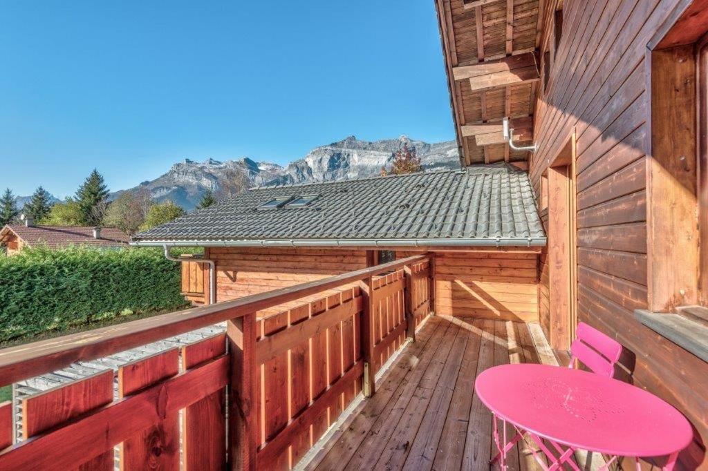Appartement Avec Jacuzzi Dans Chalet Prive, Grande Terrasse, Parking Gratuit Les Houches Εξωτερικό φωτογραφία