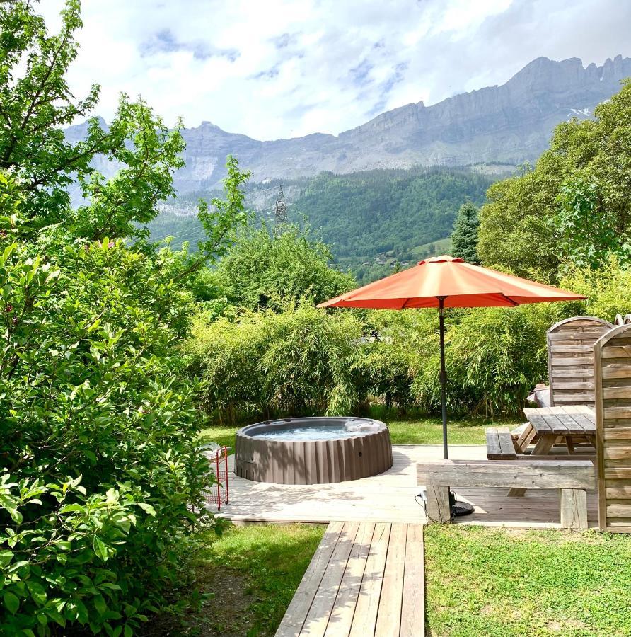 Appartement Avec Jacuzzi Dans Chalet Prive, Grande Terrasse, Parking Gratuit Les Houches Εξωτερικό φωτογραφία