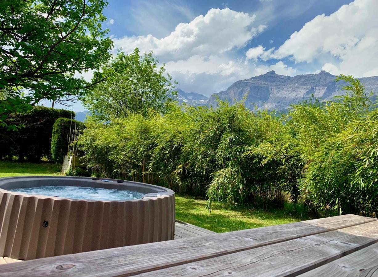 Appartement Avec Jacuzzi Dans Chalet Prive, Grande Terrasse, Parking Gratuit Les Houches Εξωτερικό φωτογραφία